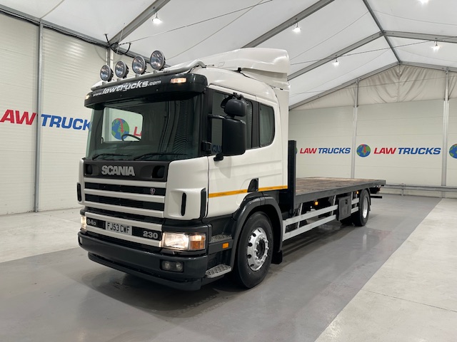 Scania P94 230 4×2 Sleeper Cab Flatbed