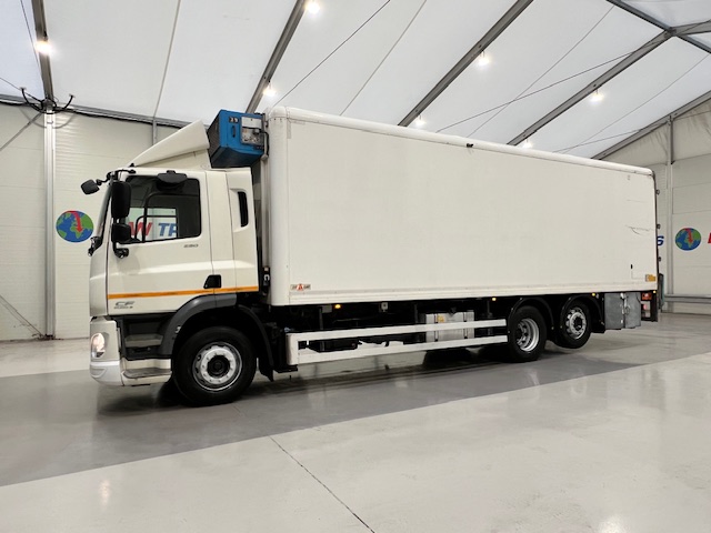 DAF CF 290 6×2 Rear Steer Fridge Box