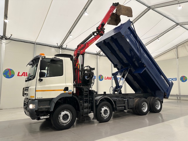 DAF CF85 410 8×4 Day Cab Steel Tipper Grab