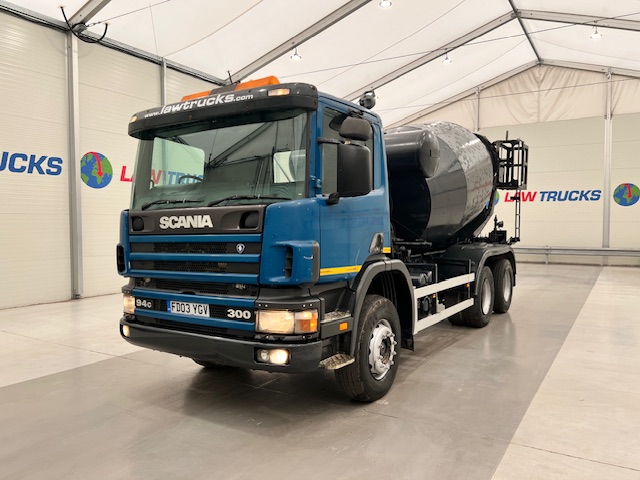 Scania P94 300 6×4 Day Cab Cement Mixer