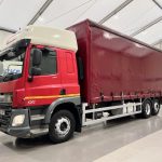 DAF CF 290 6×2 Rear Lift Sleeper Cab Curtainsider - thumbnail