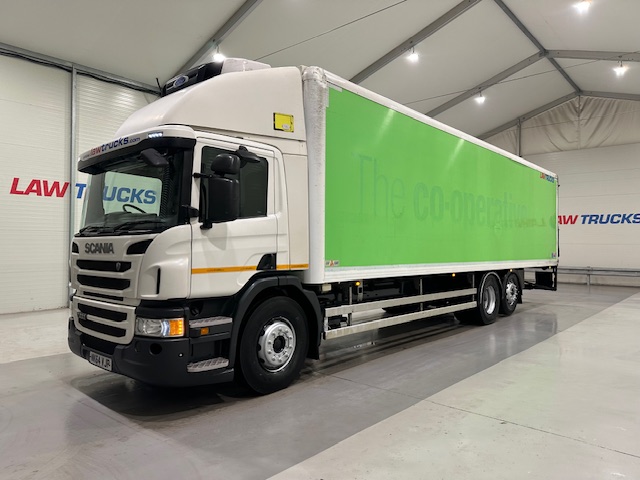 Scania P280 6×2 Rear Lift Day Cab Fridge Box