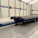 Adwell Tandem Axle Flatbed Drawbar Trailer - thumbnail