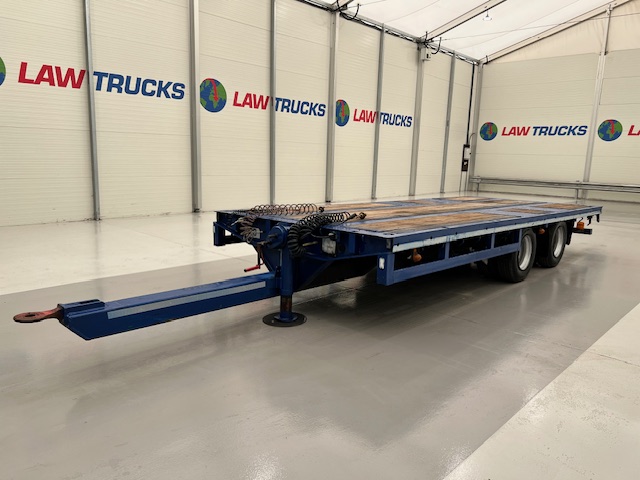 Adwell Tandem Axle Flatbed Drawbar Trailer
