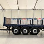 Wheelbase Tri Axle Flatbed Drawbar Trailer - thumbnail