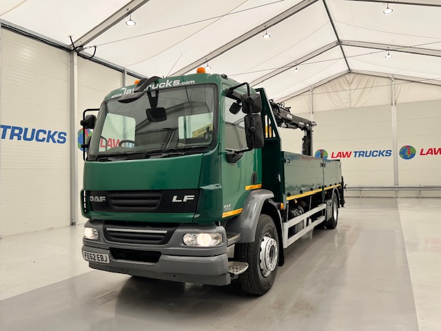 Daf LF55 220 Day Cab Dropside Crane