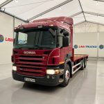 Scania P380 6×2 10 Tyre Rear Lift Sleeper Cab Flatbed - thumbnail