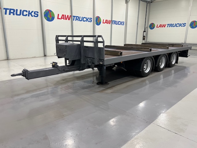 SDC Tri Axle Flatbed Drawbar Trailer