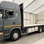 Scania 124 470 6×2 10 Tyre Sleeper Cab Flatbed - thumbnail