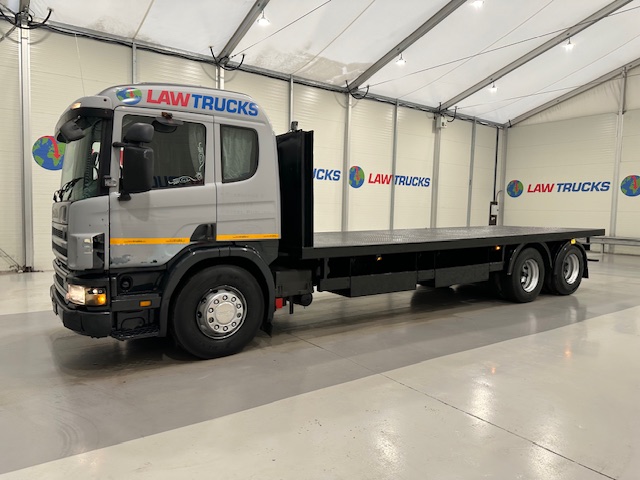 Scania P94 260 10 Tyre Sleeper Cab Flatbed