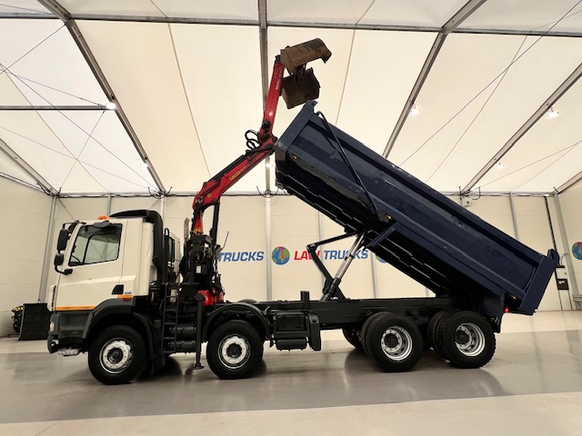 DAF CF85 410 8×4 Day Cab Steel Tipper Grab