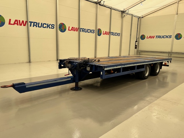 Adwell Tandem Axle Flatbed Drawbar Trailer