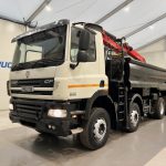 DAF CF85 410 8×4 Day Cab Steel Tipper Grab - thumbnail
