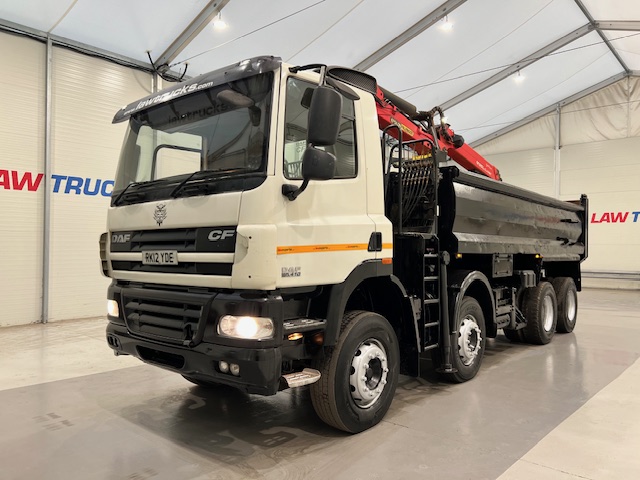 DAF CF85 410 8×4 Day Cab Steel Tipper Grab