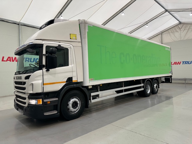 Scania P280 6×2 Rear Lift Day Cab Fridge Box