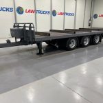SDC Tri Axle Flatbed Drawbar Trailer - thumbnail