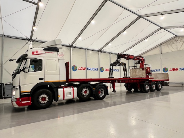 Volvo FM 450 Tractor Unit with Corus Brick Grab Trailer