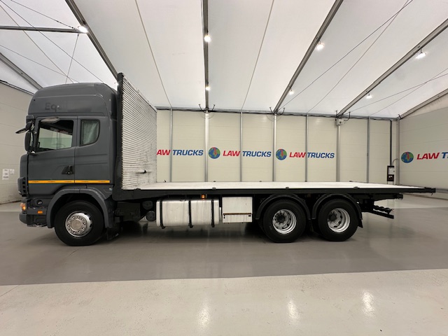 Scania 124 470 6×2 10 Tyre Sleeper Cab Flatbed