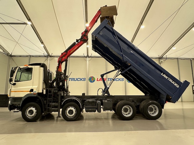 DAF CF85 410 8×4 Day Cab Steel Tipper Grab
