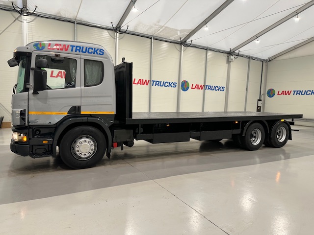 Scania P94 260 10 Tyre Sleeper Cab Flatbed