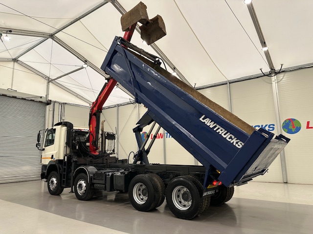 DAF CF85 410 8×4 Day Cab Steel Tipper Grab