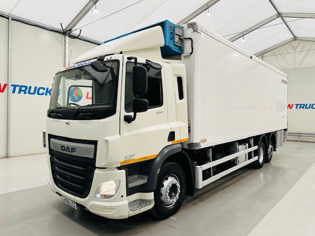DAF CF 290 6×2 Rear Steer Fridge Box