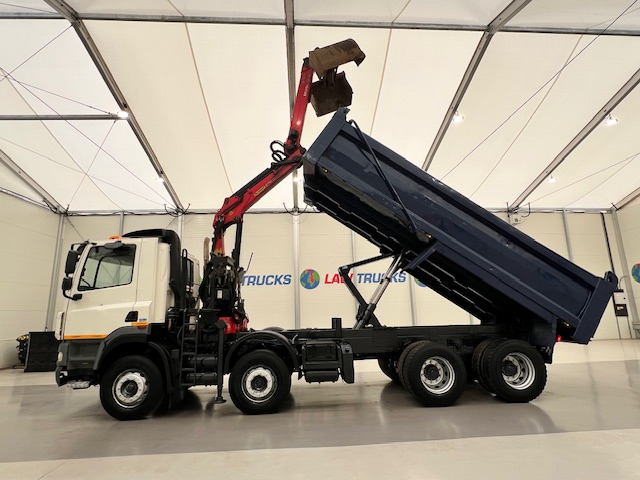 DAF CF85 410 8×4 Day Cab Steel Tipper Grab