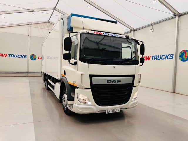 DAF CF 290 6×2 Rear Steer Fridge Box