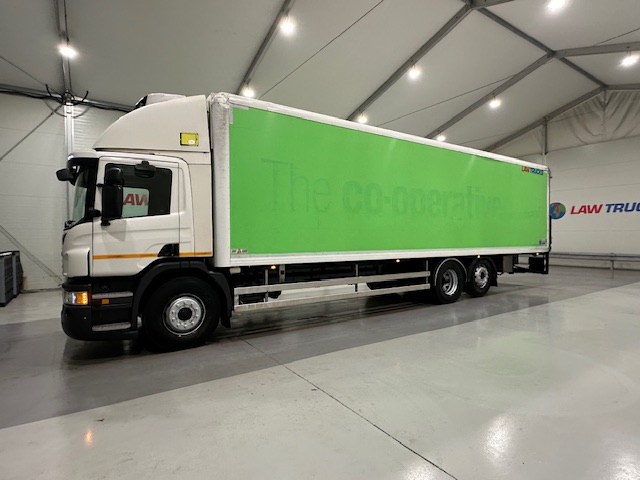 Scania P280 6×2 Rear Lift Day Cab Fridge Box