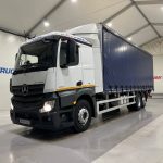 Mercedes Actros 2530 6×2 Sleeper Cab Curtainsider - thumbnail