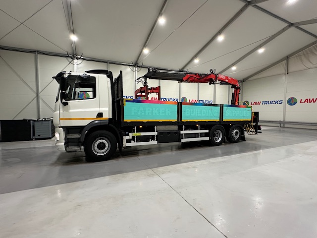 DAF CF 370 6×2 Rear Lift Dropside Brick Grab Manual