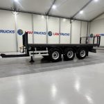 Montracon Tri Axle Flatbed Drawbar Trailer - thumbnail