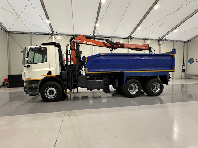 DAF CF75 310 6×4 Steel Tipper Grab Manual