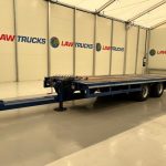 Adwell Tandem Axle Flatbed Drawbar Trailer - thumbnail