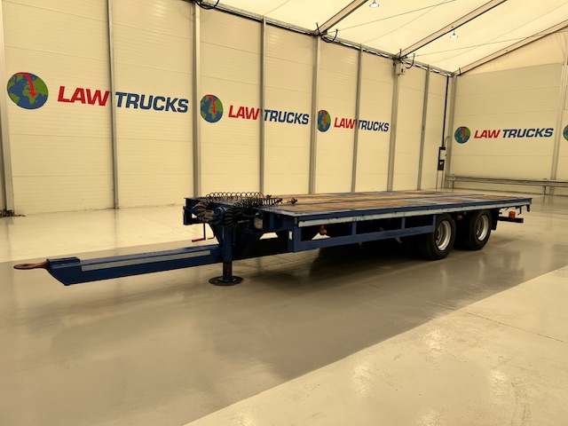 Adwell Tandem Axle Flatbed Drawbar Trailer