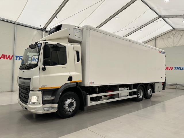 DAF CF 290 6×2 Rear Steer Fridge Box
