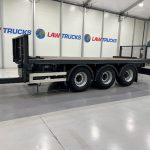Montracon Tri Axle Flatbed Drawbar Trailer - thumbnail