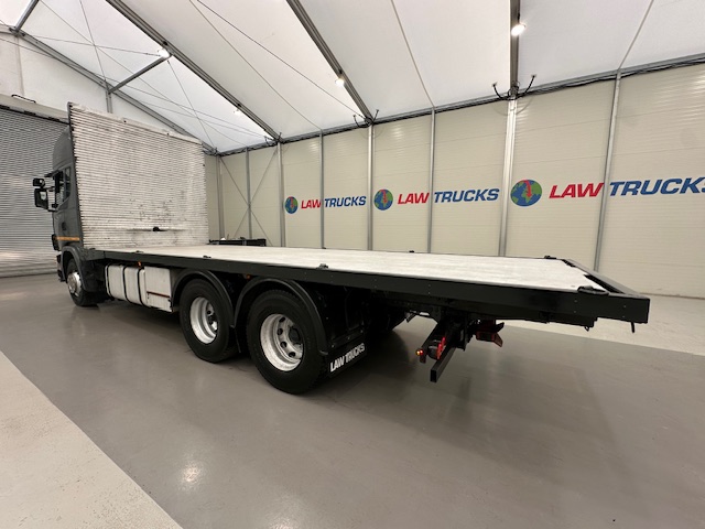 Scania 124 470 6×2 10 Tyre Sleeper Cab Flatbed