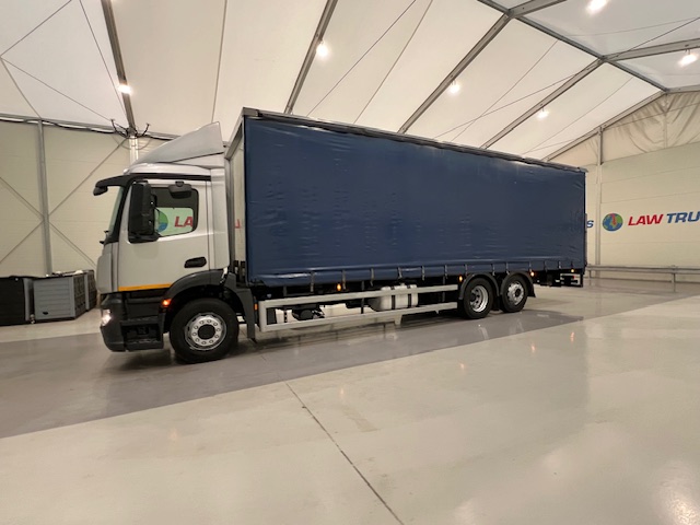 Mercedes Actros 2530 6×2 Day Cab Curtainsider