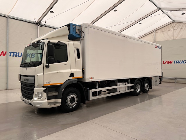 DAF CF 290 6×2 Rear Steer Fridge Box