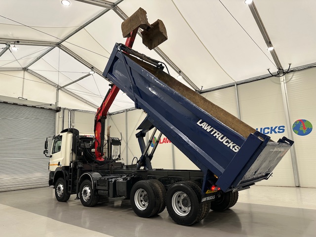 DAF CF85 410 8×4 Day Cab Steel Tipper Grab