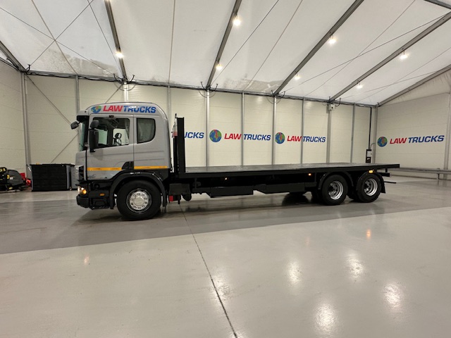 Scania P94 260 10 Tyre Sleeper Cab Flatbed