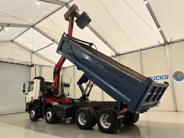 DAF CF85 410 8×4 Day Cab Steel Tipper Grab