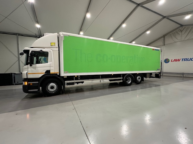 Scania P280 6×2 Rear Lift Day Cab Fridge Box