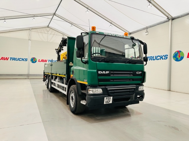 DAF CF75 310 Rear Lift Day Cab Dropside Brick Grab