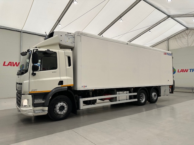 DAF CF 290 6×2 Rear Steer Fridge Box