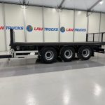 Montracon Tri Axle Flatbed Drawbar Trailer - thumbnail