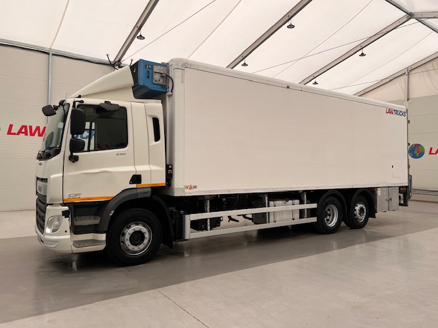 DAF CF 290 6×2 Rear Steer Fridge Box