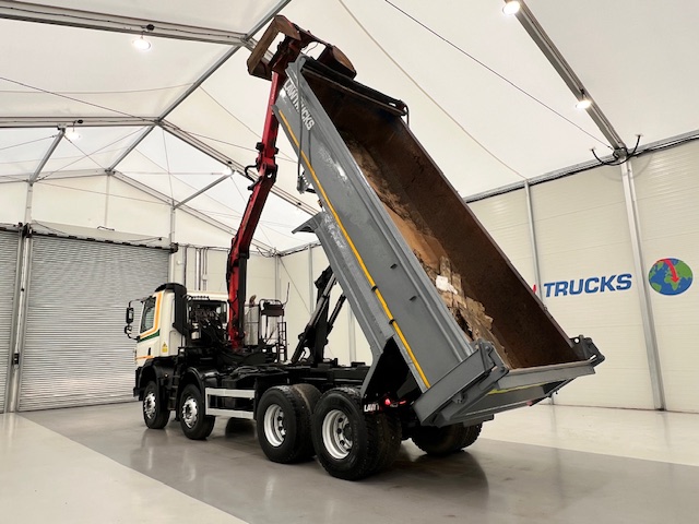 DAF CF 400 8×4 Day Cab Steel Tipper Grab