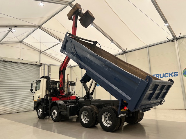 DAF CF85 410 8×4 Day Cab Steel Tipper Grab